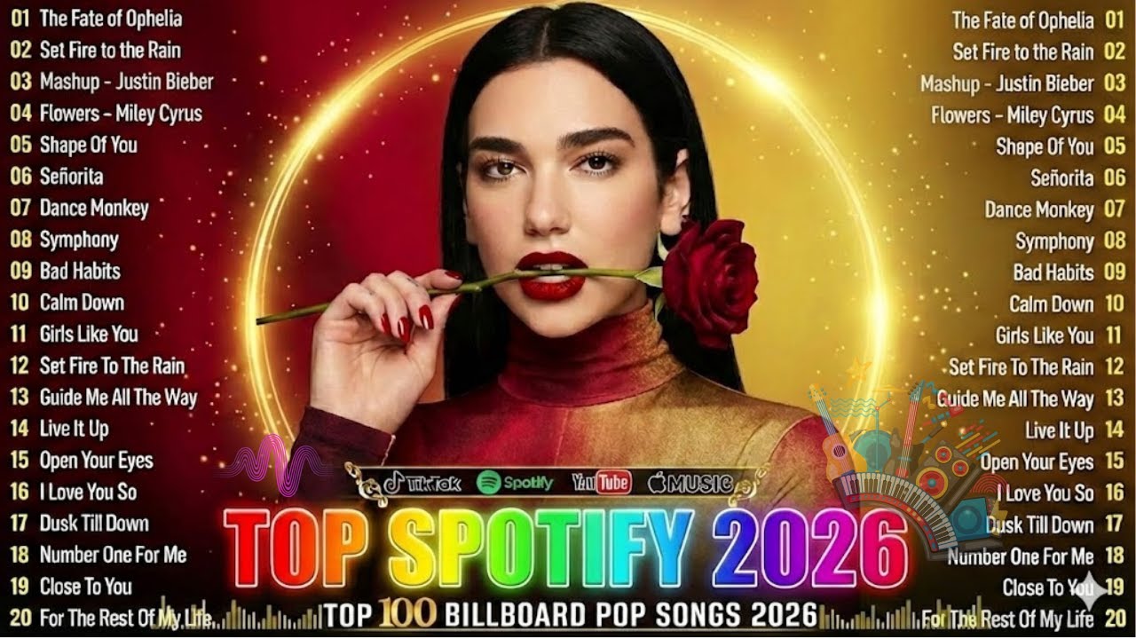 Spotify Pop Hits 2026🌊  Best Of Taylor Swift, Rihanna, Adele, Maroon 5, The Weeknd, Ed Sheeran