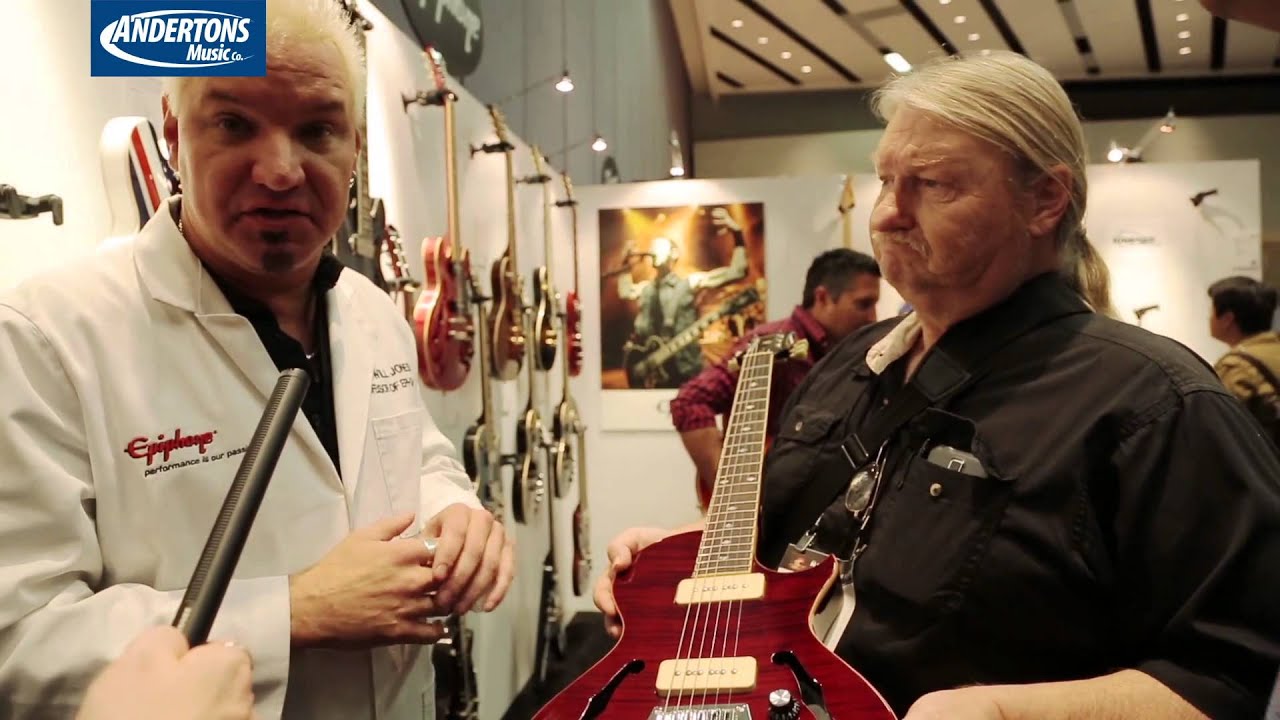 NAMM 2015 Archive - Dr Epiphone takes us through his New Guitar Range! - 2015