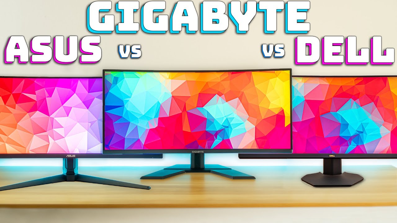 Asus VG34VQL1B против Gigabyte G34WQC против Dell S3422DWG