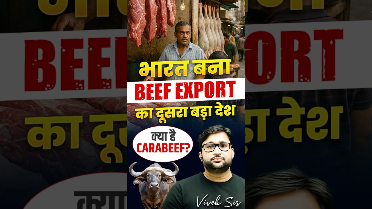 India &ndash; 2nd Largest Beef Exporter in the World! Shocking Fact Explained #vivekyadavsir #indiaexport