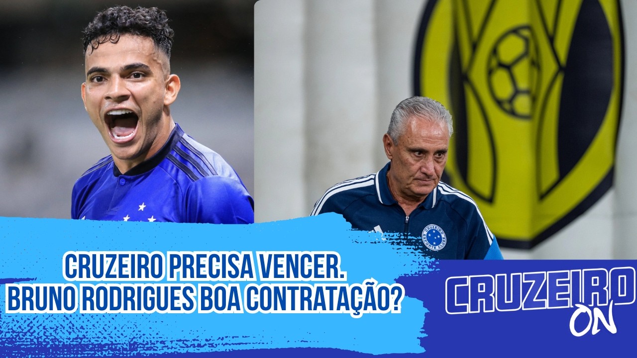 Cruzeiro precisa vencer e aliviar a pressão! Bruno Rodrigues boa opção? 