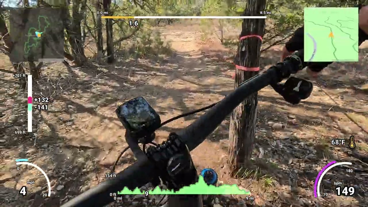 My first lap riding the ARR Cranksgiving Pace Bend Route