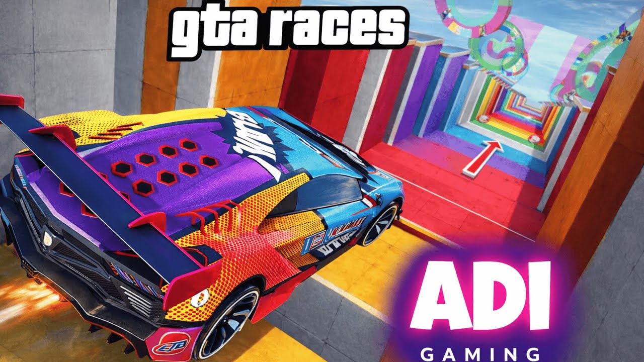 Impossible GTA 5 Races with Friends | Adi Gaming