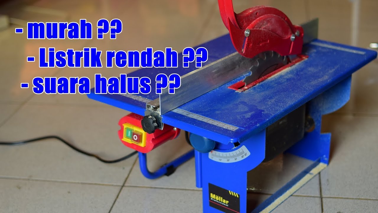 Cocok untuk listrik rendah, ini nih mesin meja potong kayu dari mollar! - Mollar MLR-TS600 table saw