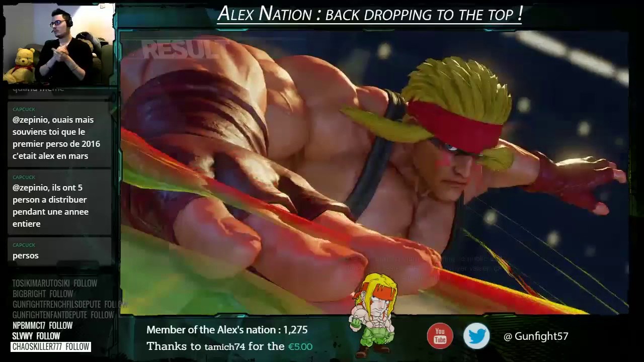 Gunfight (Alex) SFV Lounge series ep 2 : vs Boxer ! ft 10 x3 against Hiroshige