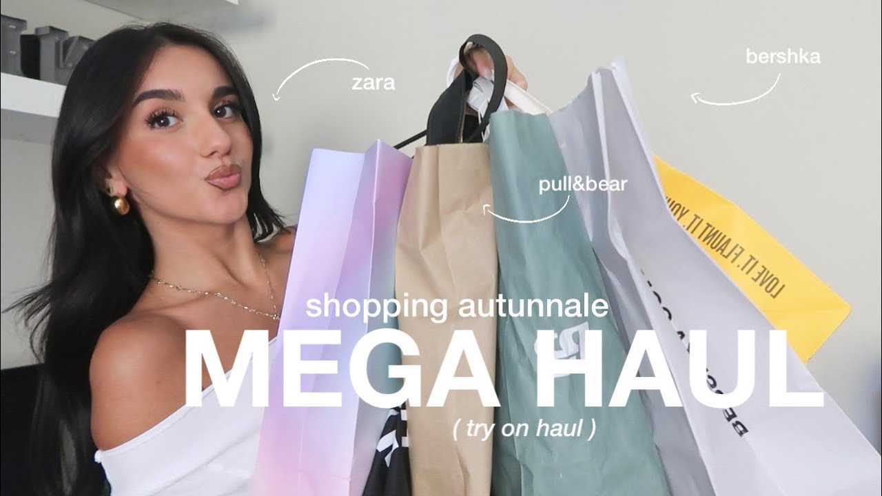 mega try on haul autunnale | zara, bershka, pull&bear, sol de janeiro, vinted, dr. martens & more