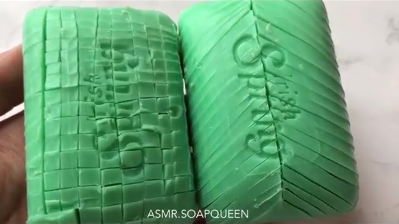 Cutting Best Scented Soft Soap in the world- SMALL CUBES ASMR