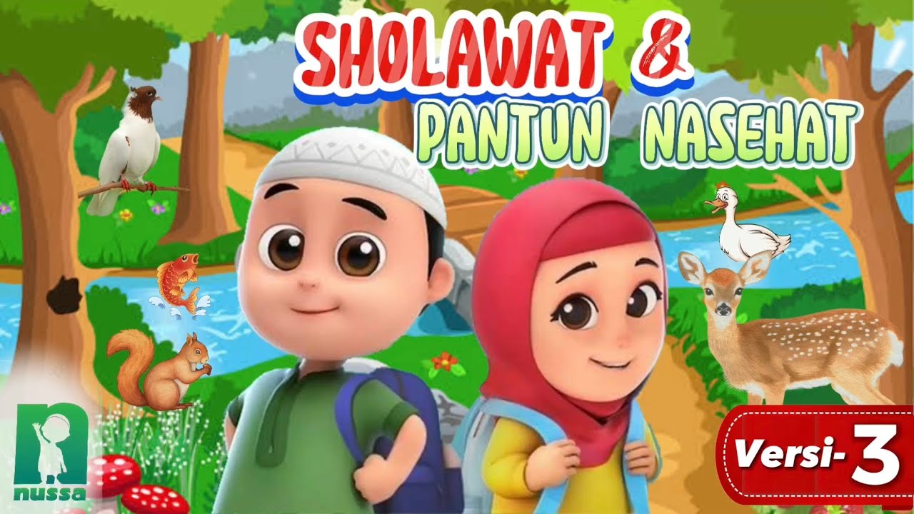 Sholawat & Pantun Nasehat-3 (Nussa & Rarra) #sholawat #nussa #nussadanrara