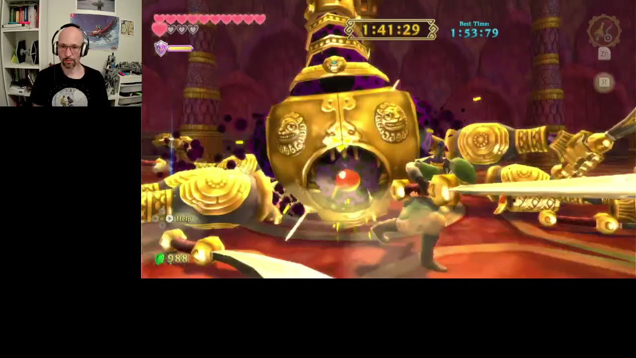 Legend Of Zelda Skyward Sword - Bosses Speedrun (Kotoktos - Ghirahim 1)