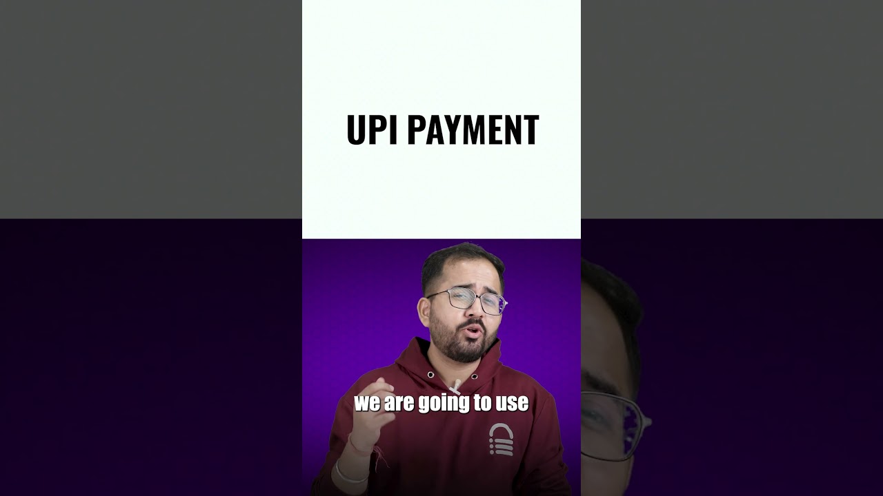 Add UPI Payment to Website 💸