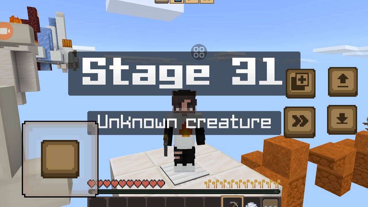 Minecraft sky parkur bölüm 1