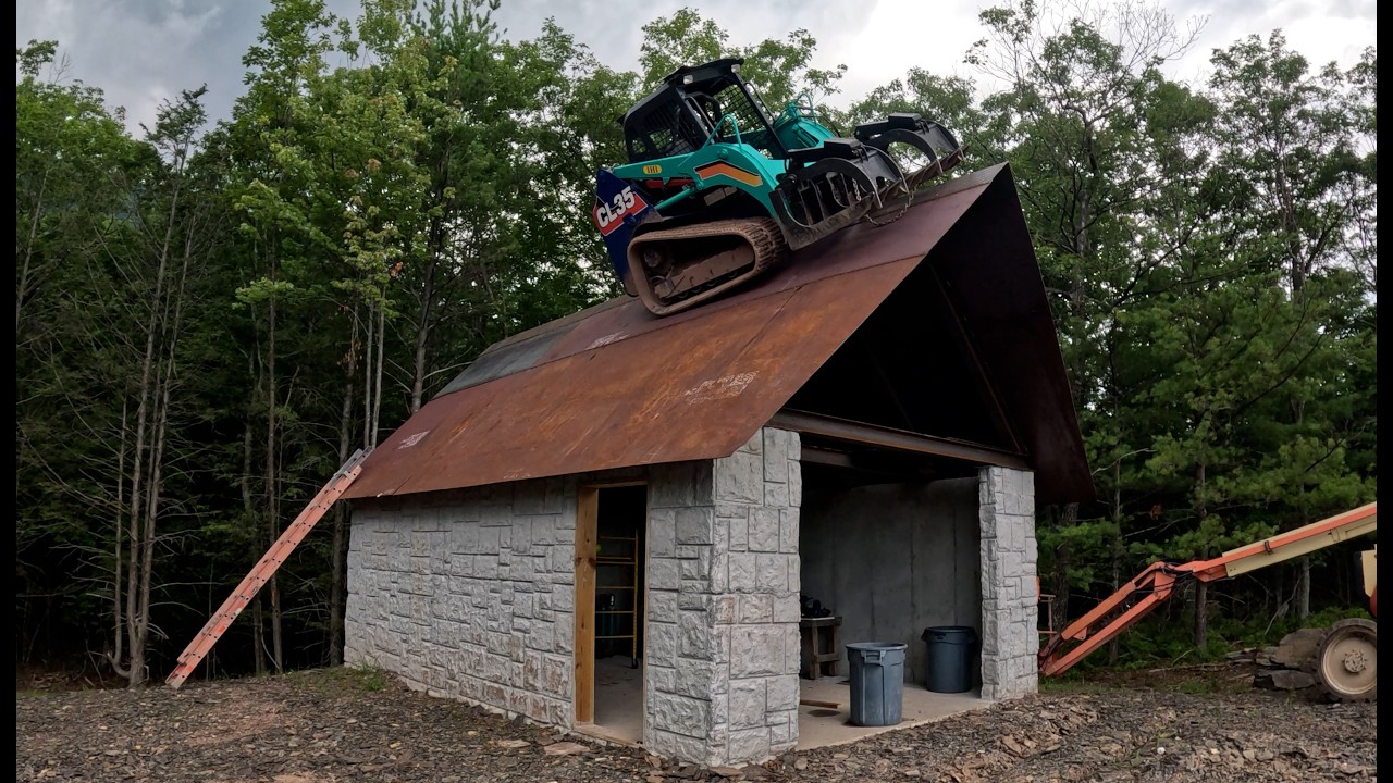 Building a strong garage roof