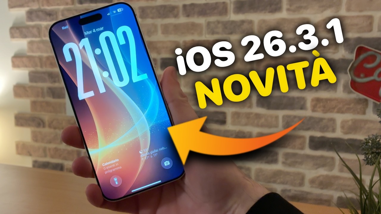 &Egrave; USCITO iOS 26.3.1! 🚨 Ecco tutte le novit&agrave; per iPhone!