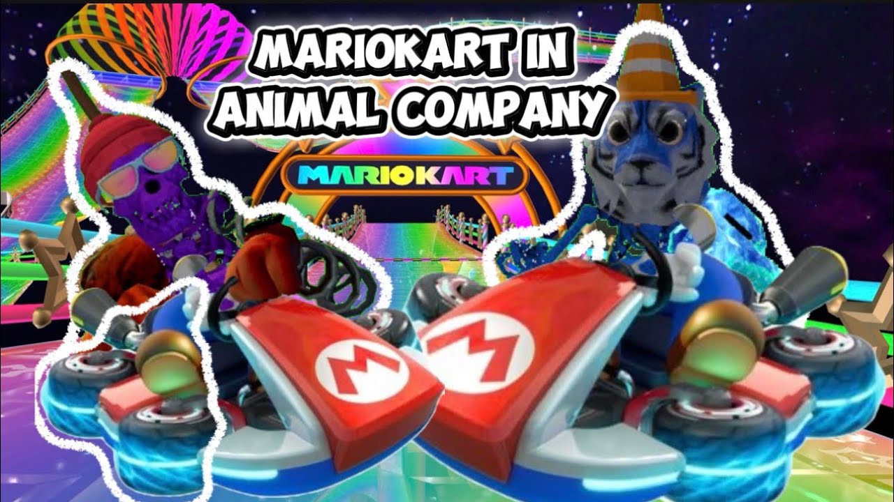 CAN WE MAKE MARIOKART IN ANIMAL COMPANY?! (Ft @JCEyt)