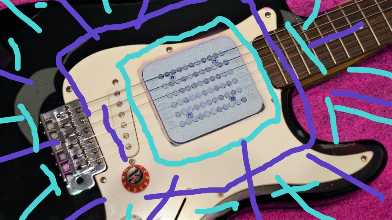 Is this the world's most powerful guitar pickup? The Waffler pickup!