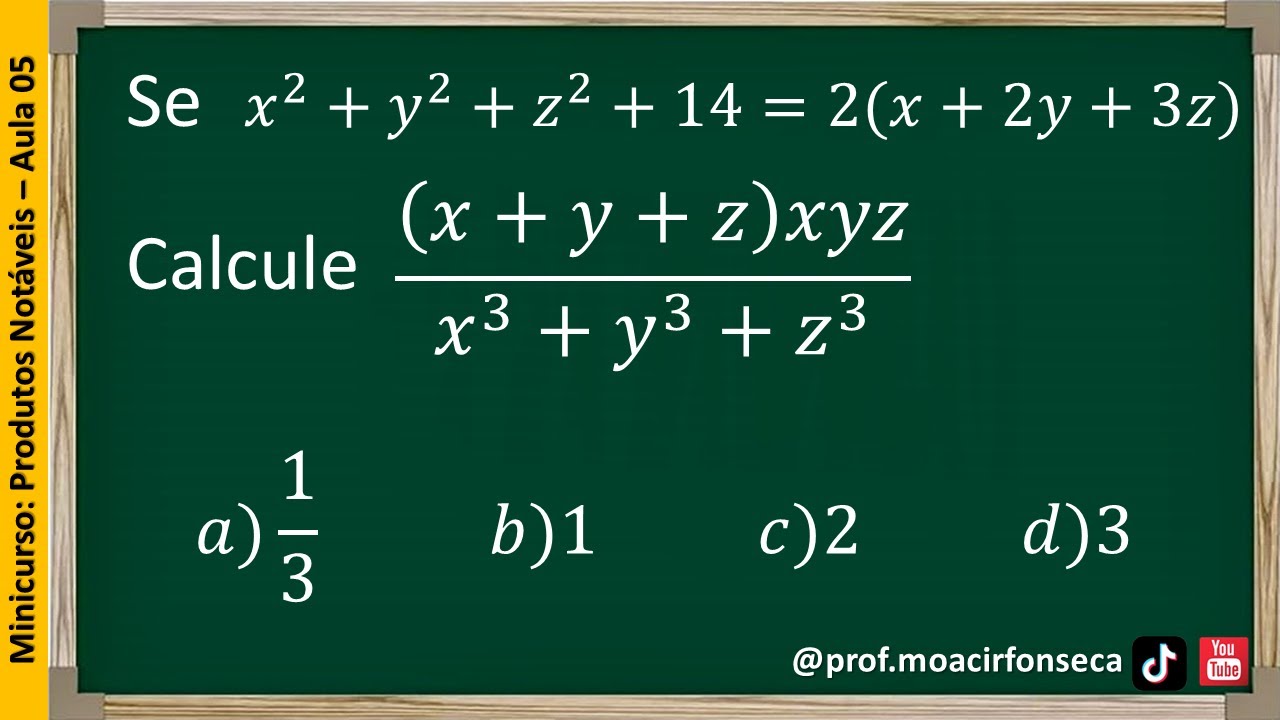 Aula 5: Produtos Notáveis: quadrado da soma e da diferença de dois termos.