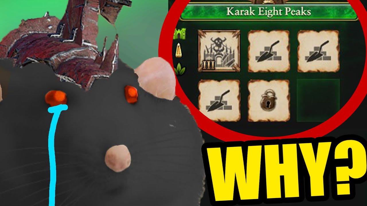 Karak Eight Peaks Becomes Karak 'SIX' Peaks When you occupy it as Skaven after the 2.3 Patch..