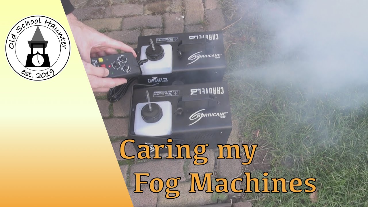 How to clean your fog machine - Prepare your fog machine for hibernation [Smoke machine care DIY EN]