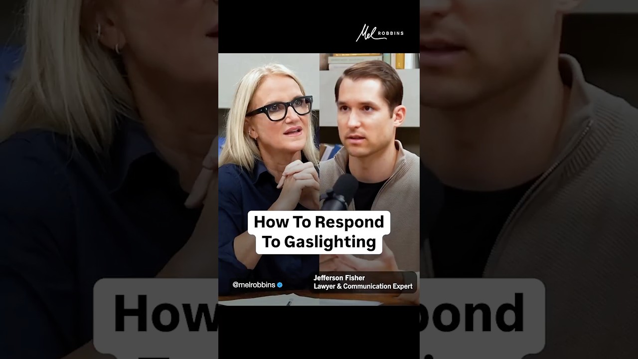 How to respond to gaslighting | Mel Robbins #Shorts