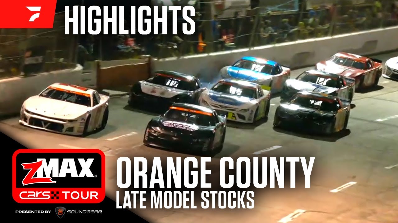 CARS Tour Late Model Stock Cars At Orange County Speedway | Highlights 4/26/25