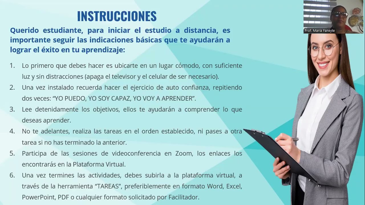 Sesión 0 - Administración de Aula - Prof. María Faneyte