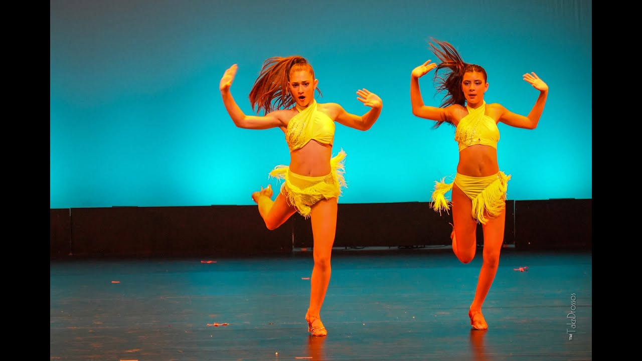 Salsa junior duet - Anna Maria & Despina - Timbalero dance show - Infinity Dance Project