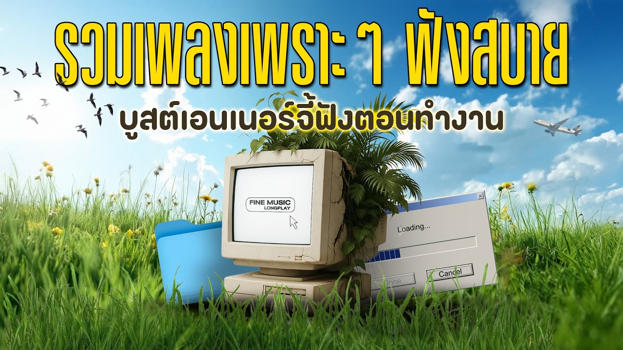 PLAYLIST รวมเพลงเพราะๆ ฟังสบาย บูสต์เอนเนอร์จี้ฟังตอนทำงาน [FINE MUSIC LONGPLAY]