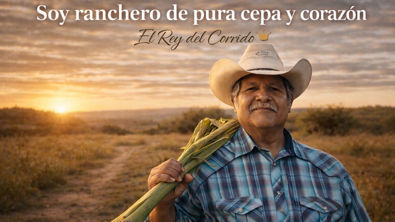 Soy ranchero de pura cepa y corazón - El Rey del Corrido