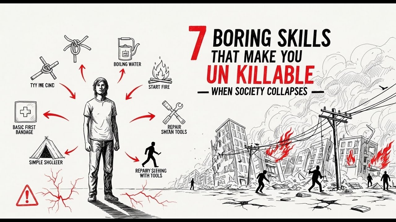 7 ‘Boring’ Skills That Make You Unkillable When Society Collapses