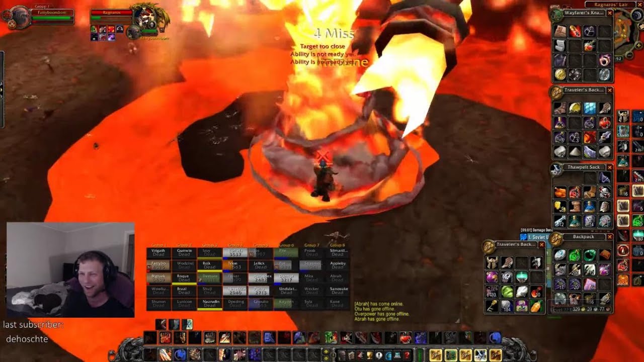 KungenTV - Onyxia, Molten Core - WoW Classic Day 28