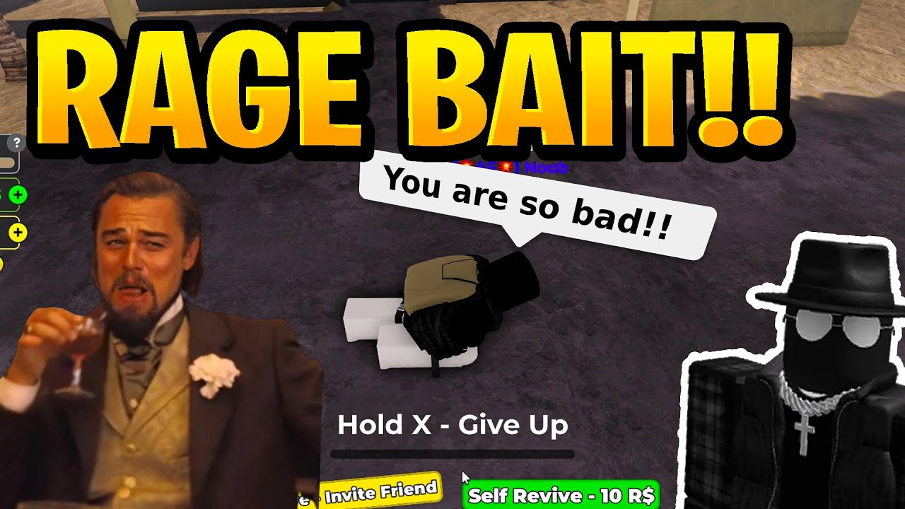 Acting Noob to RAGE BAIT!!! 😂🎮