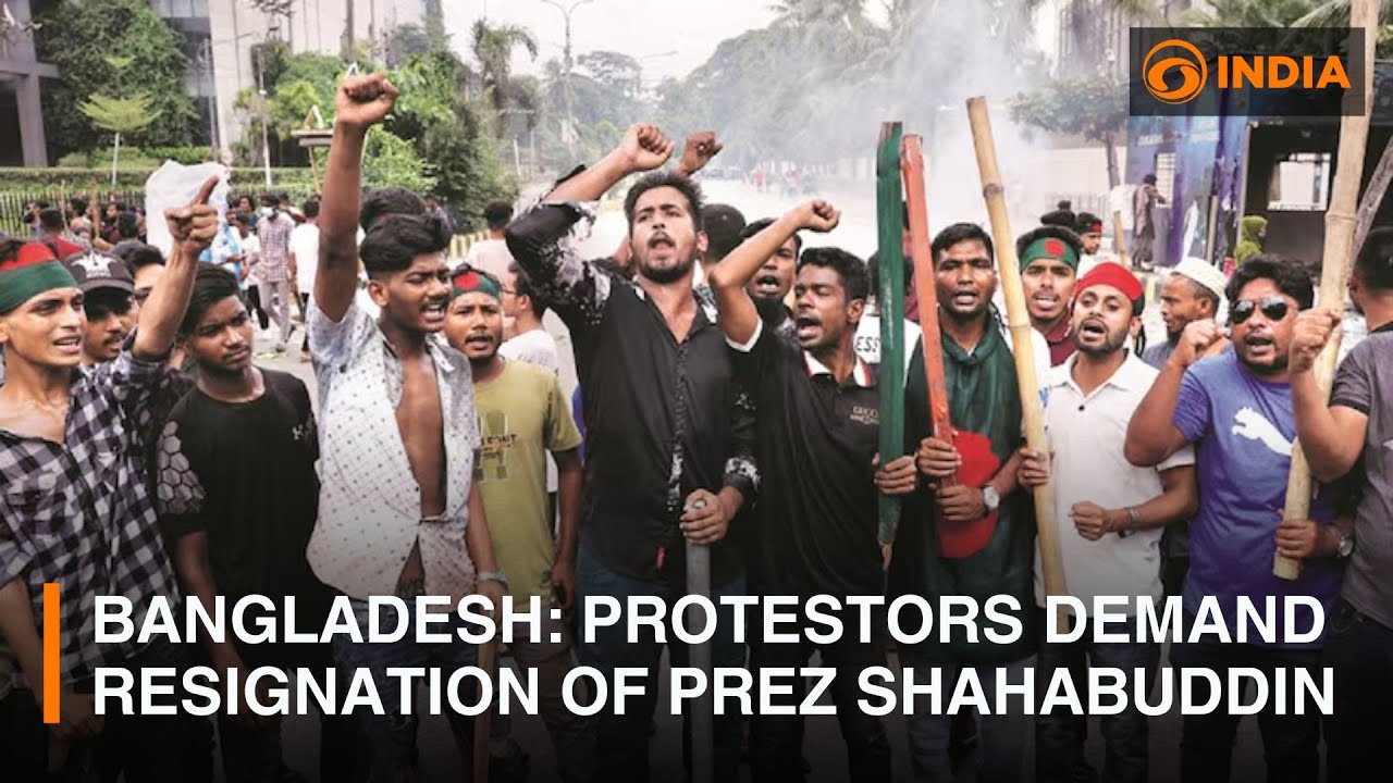 Bangladesh: Protestors demand resignation of President Shahabuddin