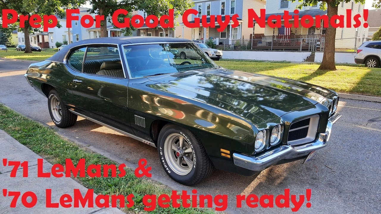 Pre Good Guys Nationals Pontiac Maintenance! New fuel pump on the 455 Pontiac LeMans too