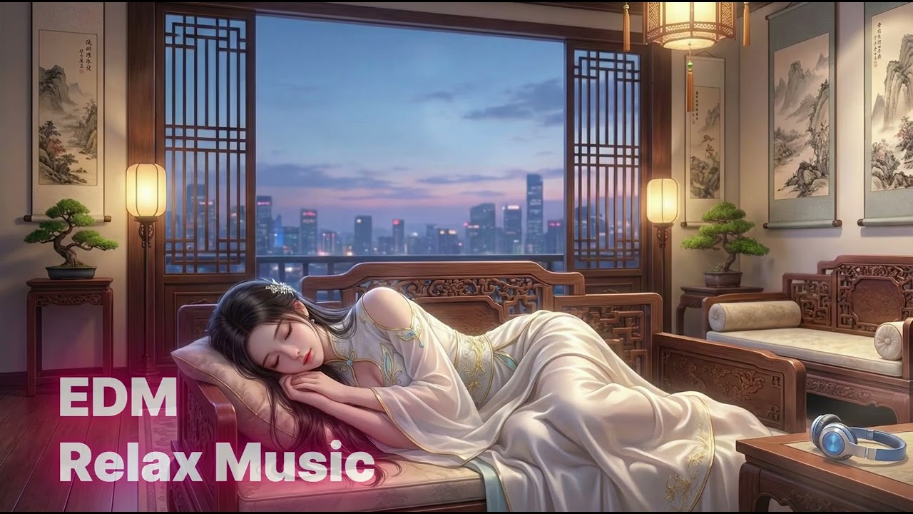 Chinese Chill EDM 🌙 | Soft Relax Beats for Sleep, Stress Relief & Night Relaxation (20–30 Min)