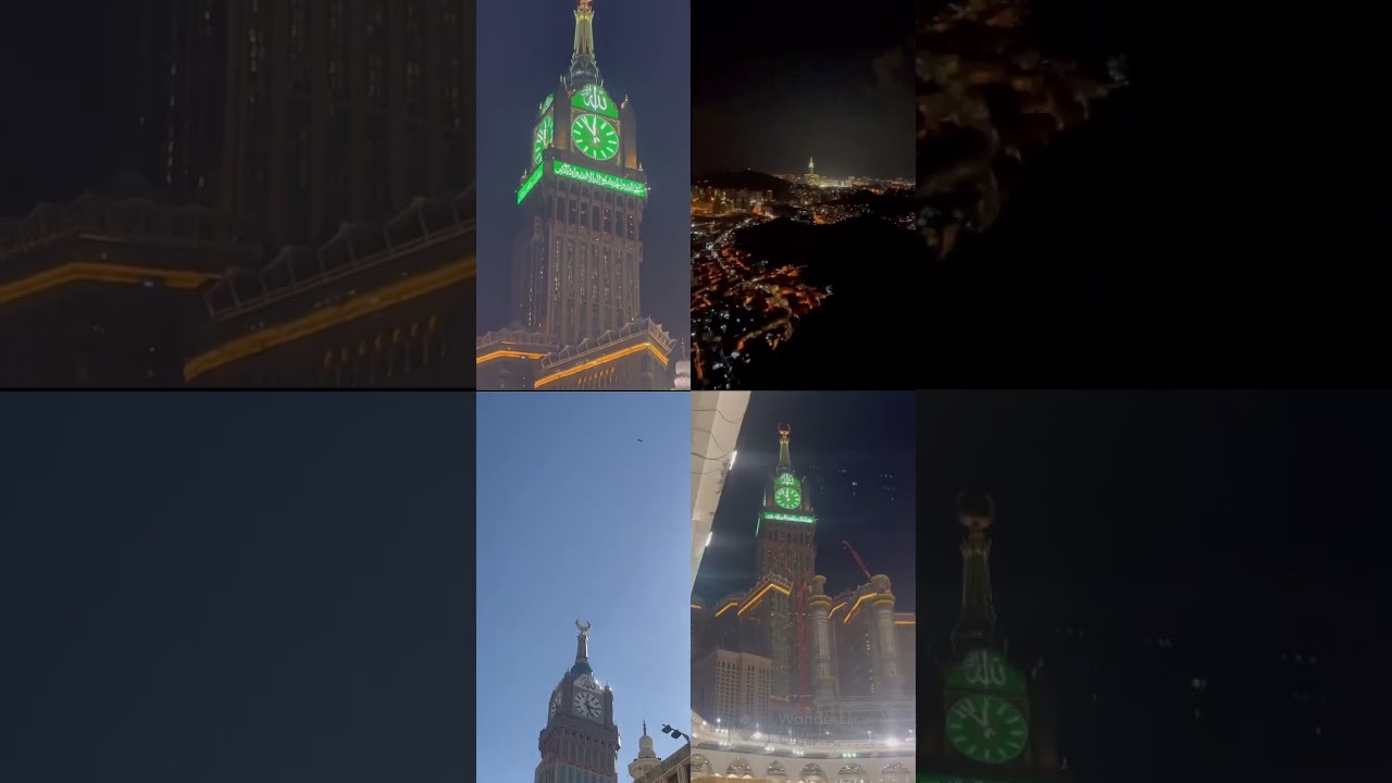 FouR types view of the Makkah tower 
