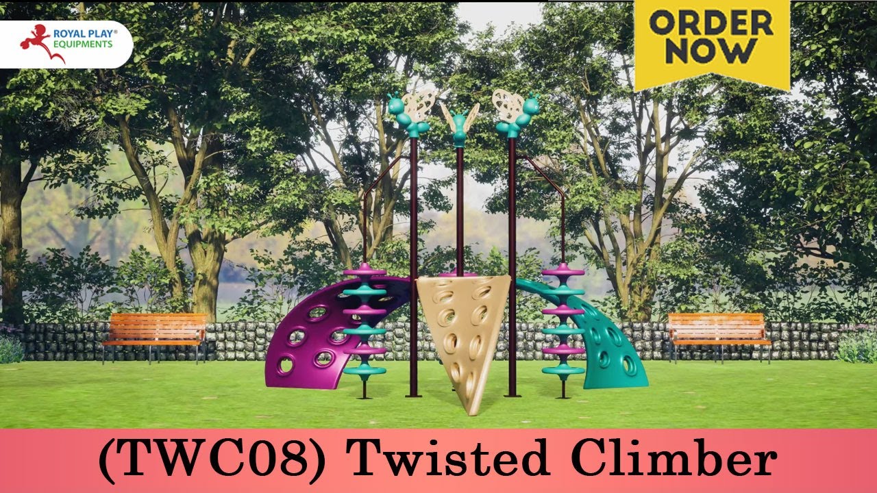 TWC08 TWISTER CLIMBER | Safe climbing structures for outdoor play areas|  8080260260 by royalplay.in