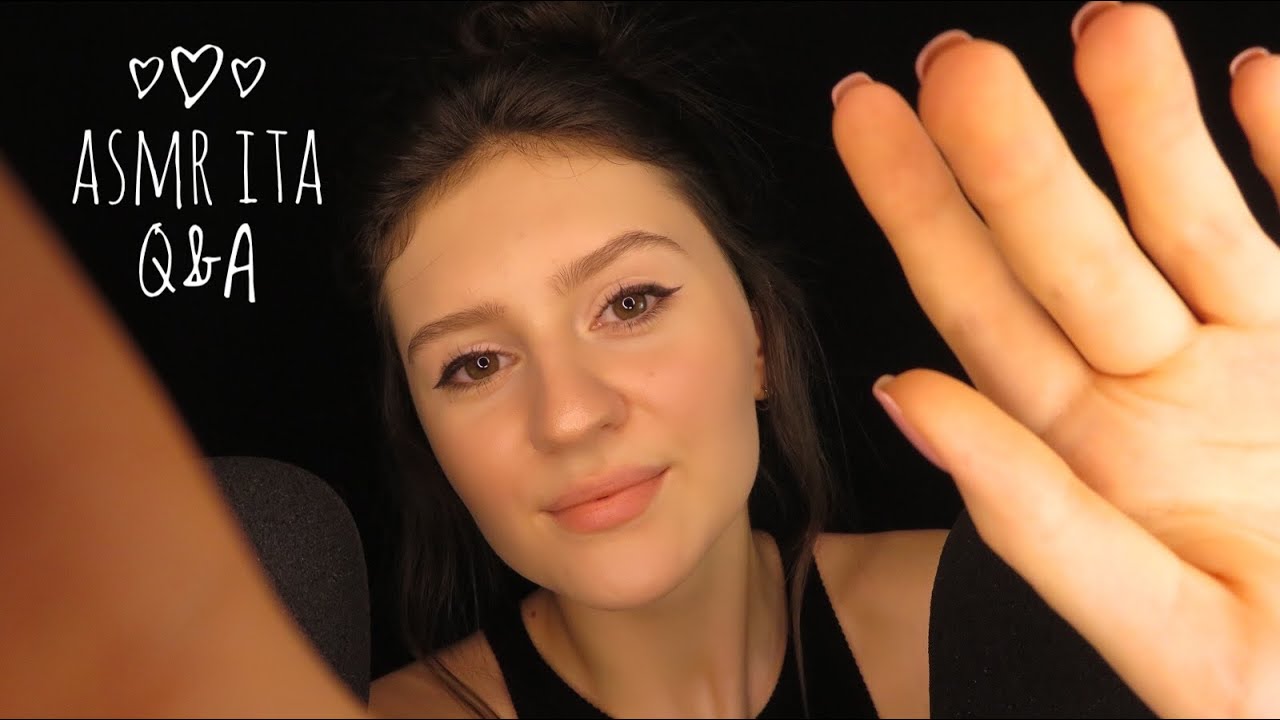 ASMR Q&A ITA 🇮🇹 Rispondo Alle Vostre Domande 😴 Close Up Whispering 😍