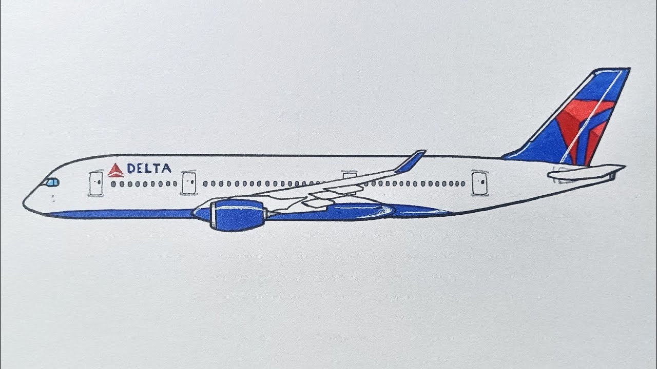 Как нарисовать Airbus A350