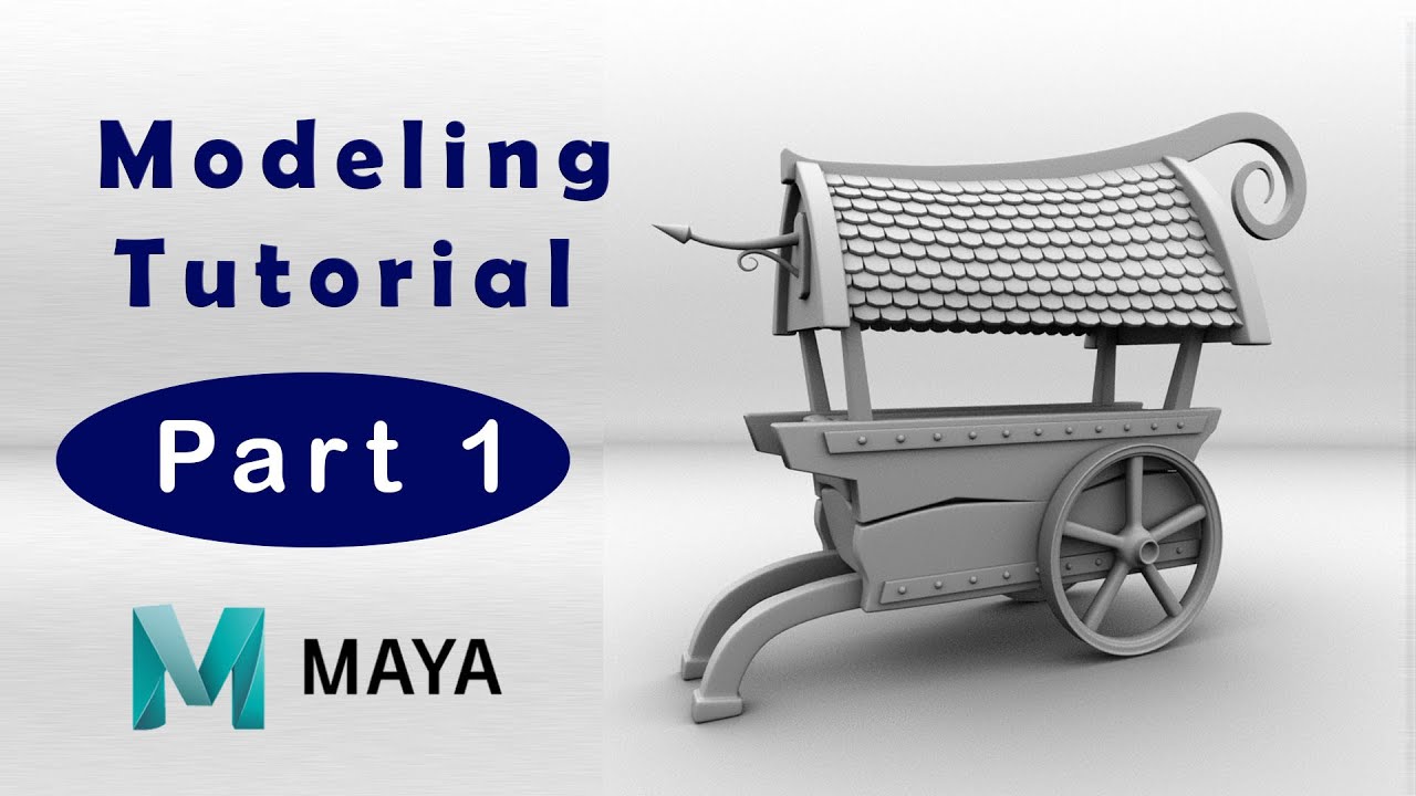Учебное пособие по Maya [Моделирование тележки], часть 1 | Rees3D.com