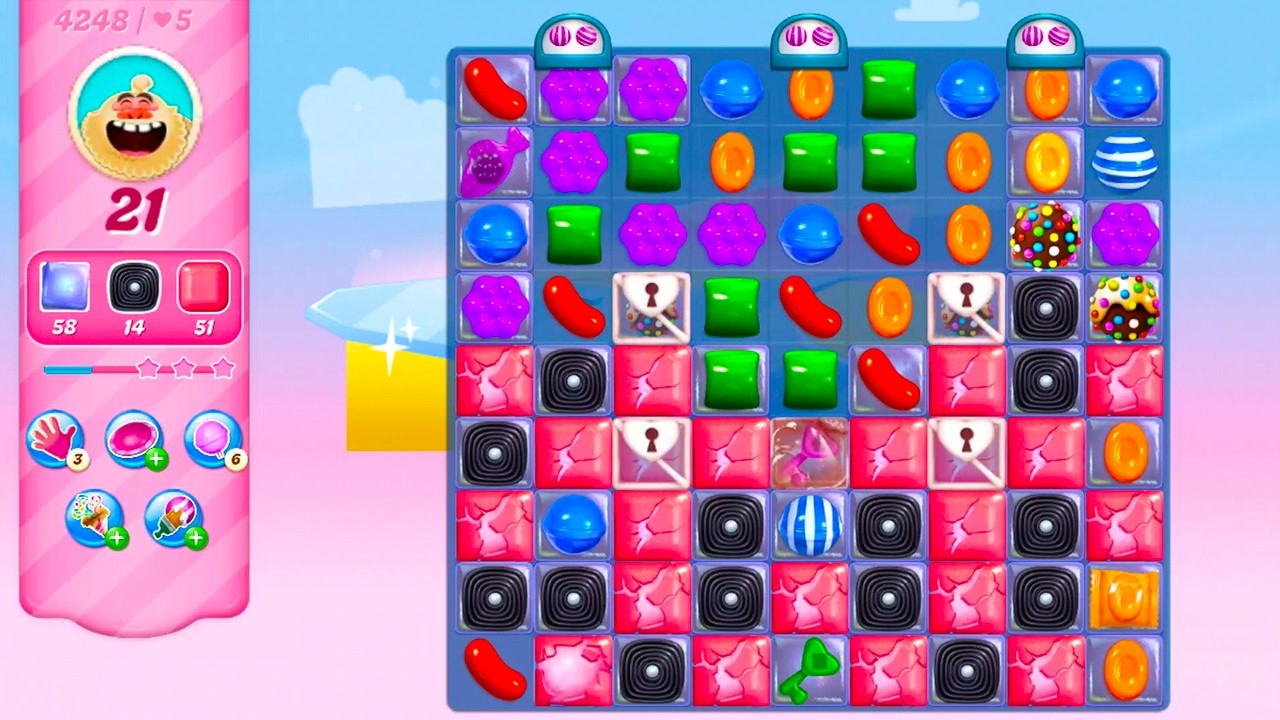 Candy Crush Saga Android Gameplay #104 Level 4243 - 4254