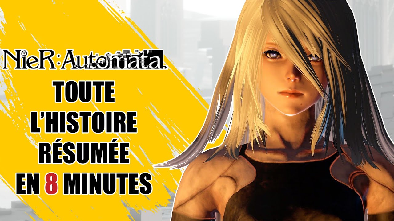 Résumé NieR: Automata Scénario C, D et E en 8 minutes 🤖 - VITE FAIT #13 (Fin histoire) (Spoil FR)