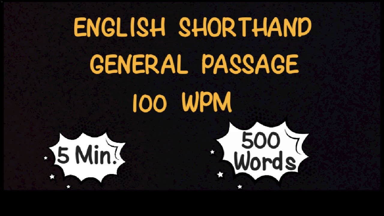 100 WPM Dictation 🔥 | English General Matter | GCC Que. Paper |