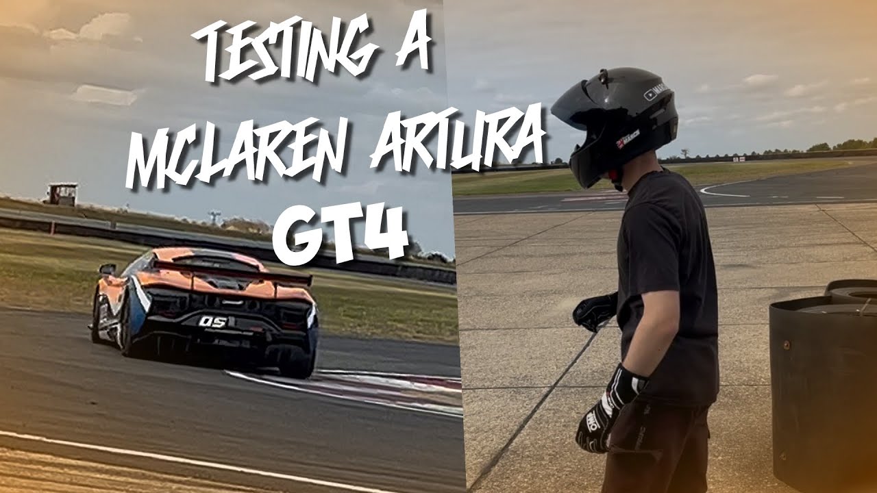 Testing A Mclaren Artura GT4 Race Car!