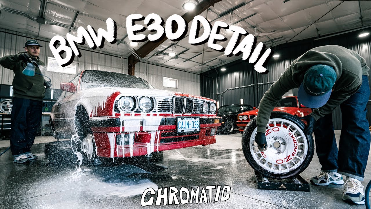My Friends BMW E30 Gets A Complete Detail - Rare OZ Racing Wheels Deep Cleaned & Ceramic Coated!