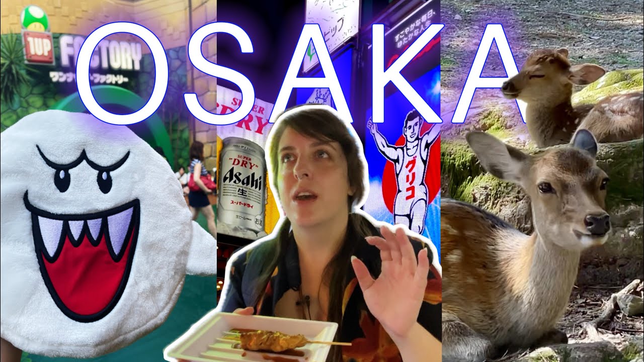Street Food, Super Nintendo World, and Bowing Deer | Osaka Japan Vlog
