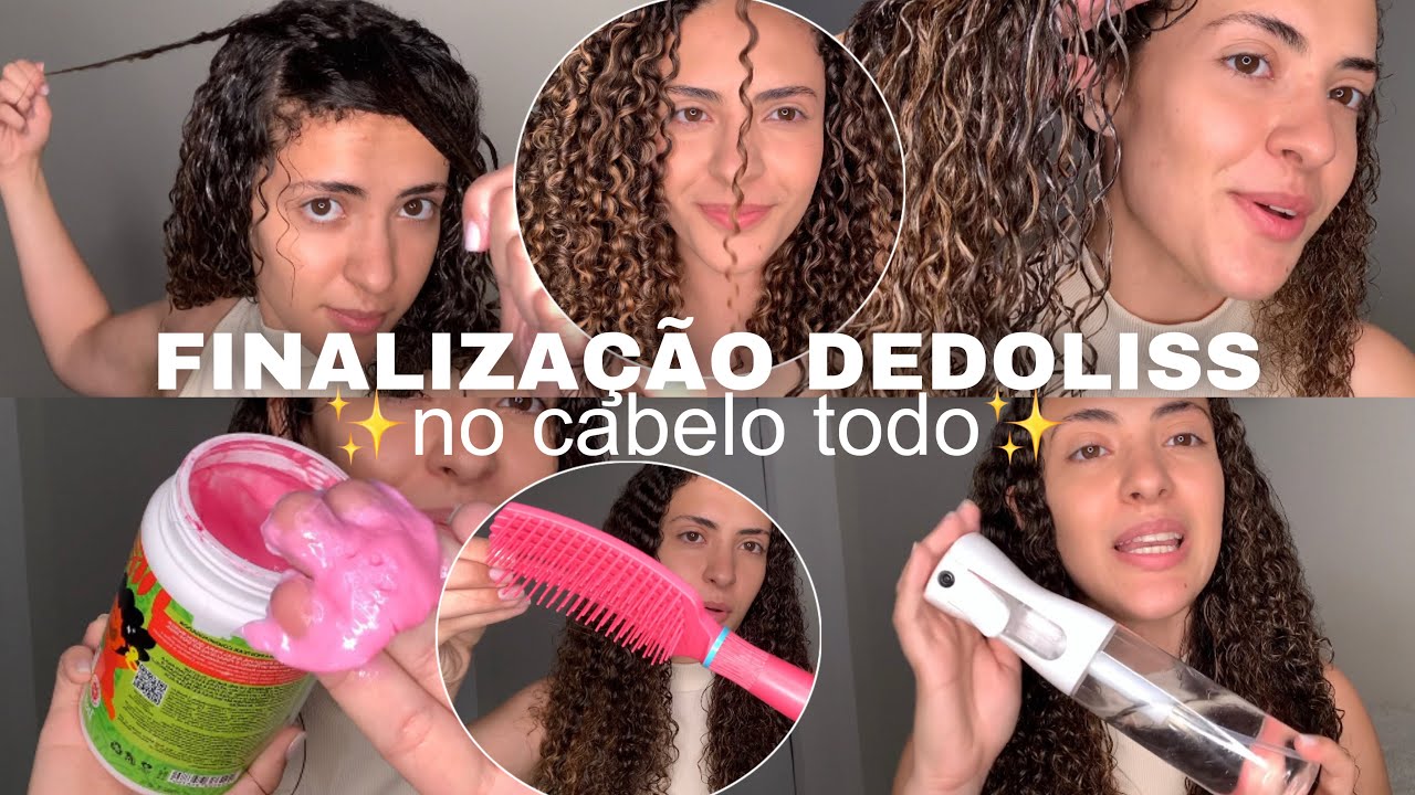 FINALIZAÇÃO DEDOLISS NO CABELO TODO • RESULTADO DE MILHÕES 💖✨