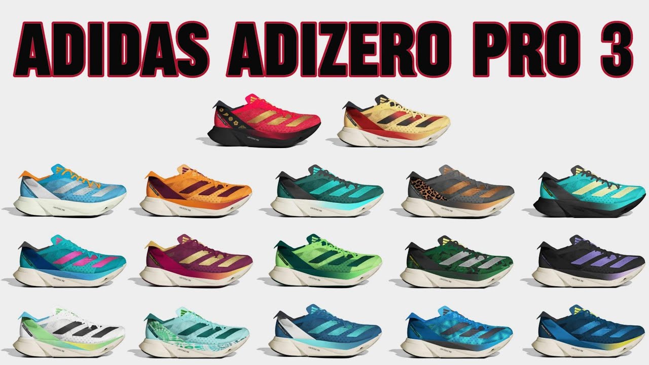 Adidas Adizero Adios Pro 3 - Lots of New Colorways ? (real or fake) 🤔🤔🤔 #runningshoes #running