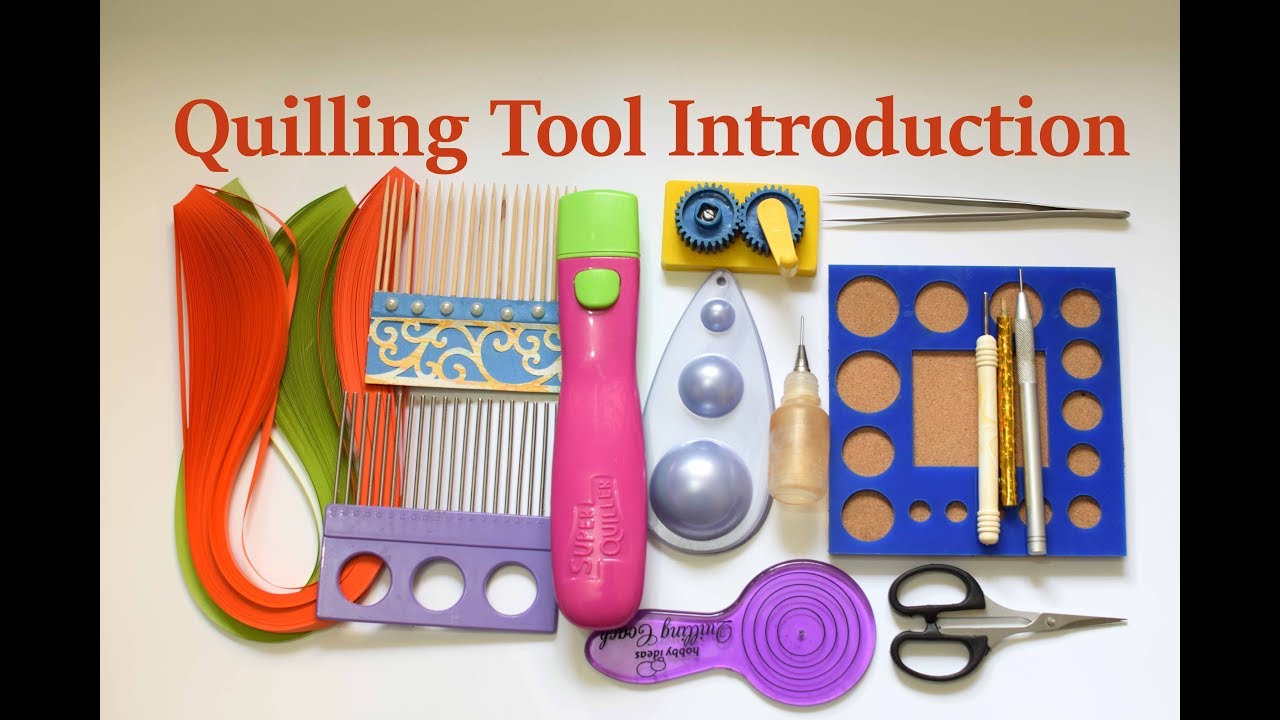 Introduction to Paper Quilling Part one/ Paper Quilling Tools