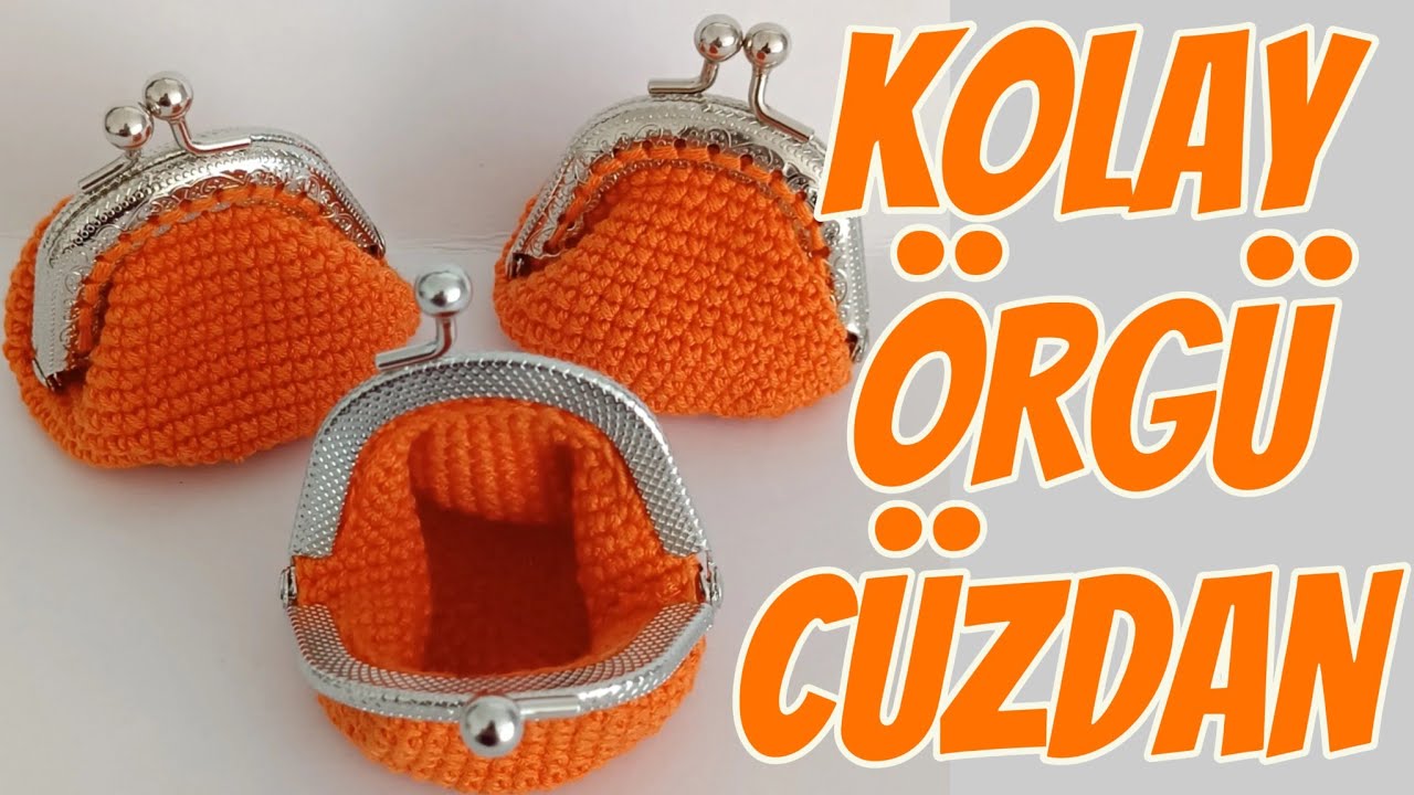 METAL KLİPSLİ ÖRGÜ ÇANTA & CÜZDAN NASIL YAPILIR? / Metal Clip Knitted Bag & Wallet Making?