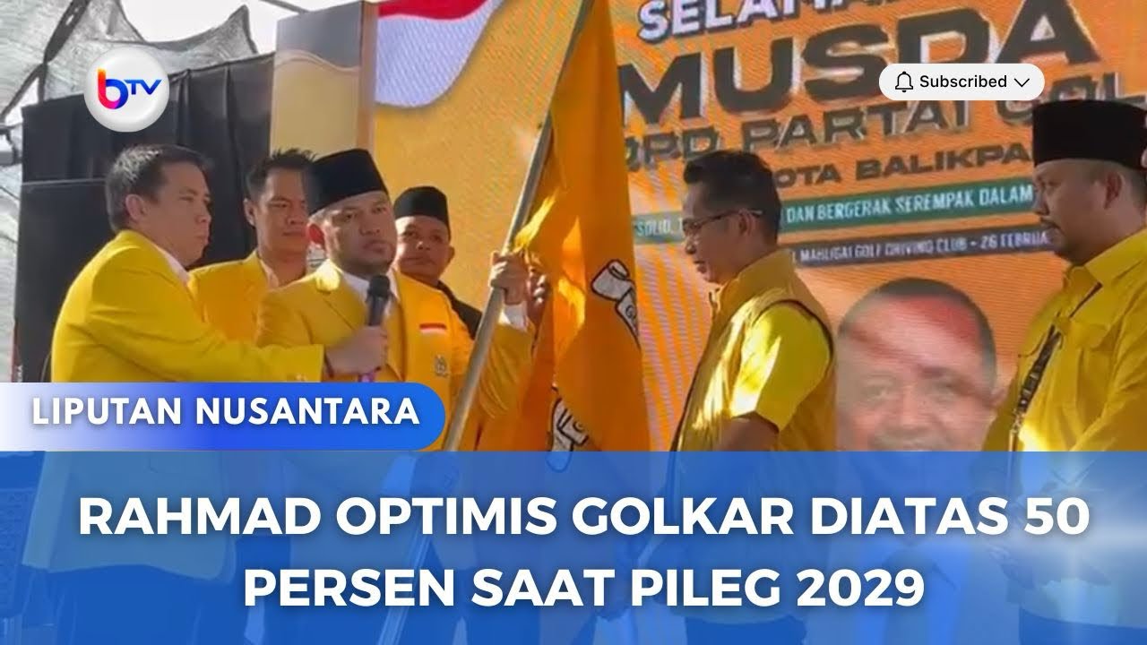RAHMAD OPTIMIS GOLKAR DIATAS 50 PERSEN SAAT PILEG 2029